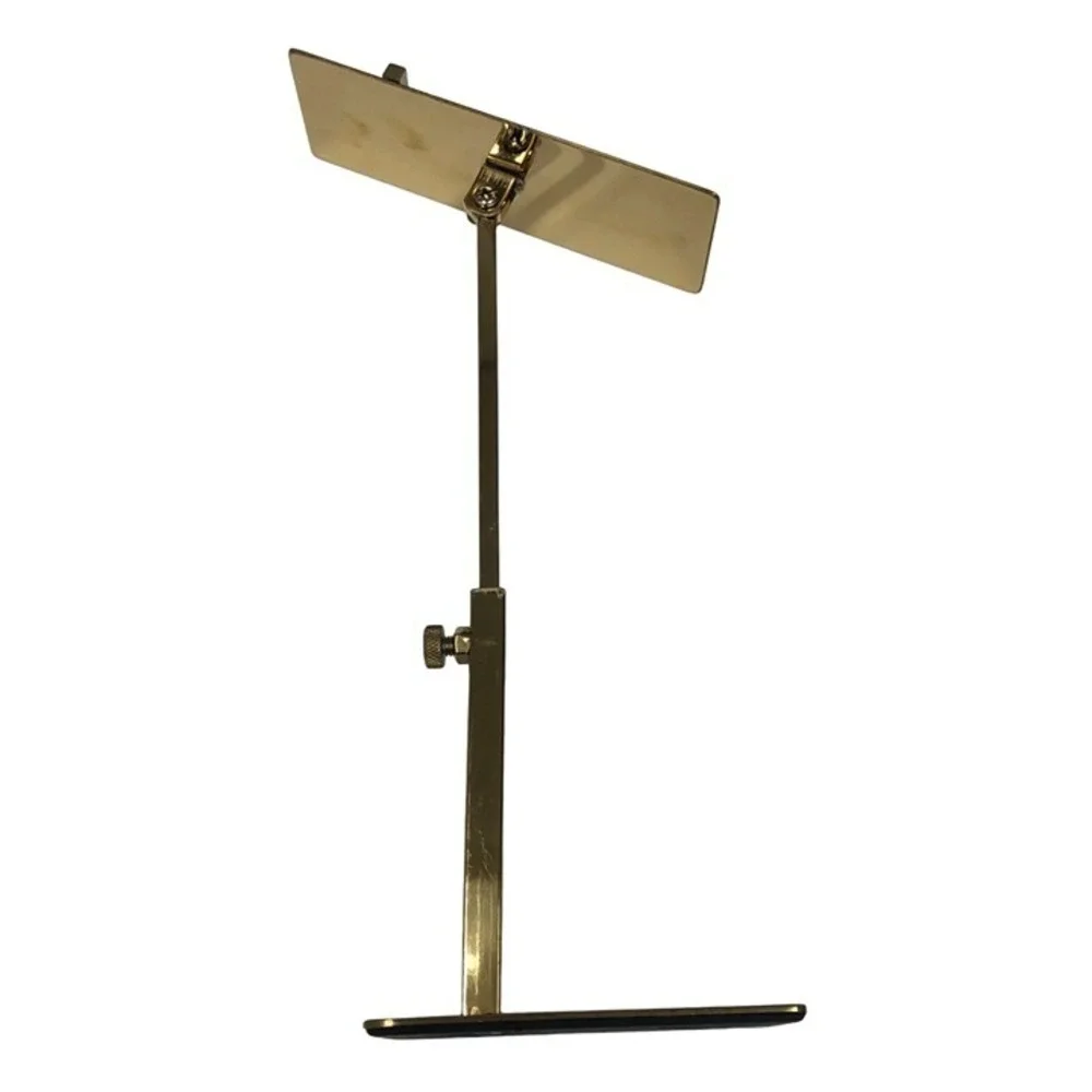 2 Pack -Gold Polished Stainless Steel Adjustable Shoe Display Stand